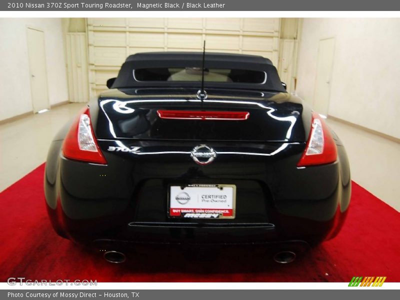Magnetic Black / Black Leather 2010 Nissan 370Z Sport Touring Roadster