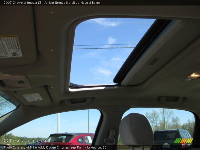 Amber Bronze Metallic / Neutral Beige 2007 Chevrolet Impala LT