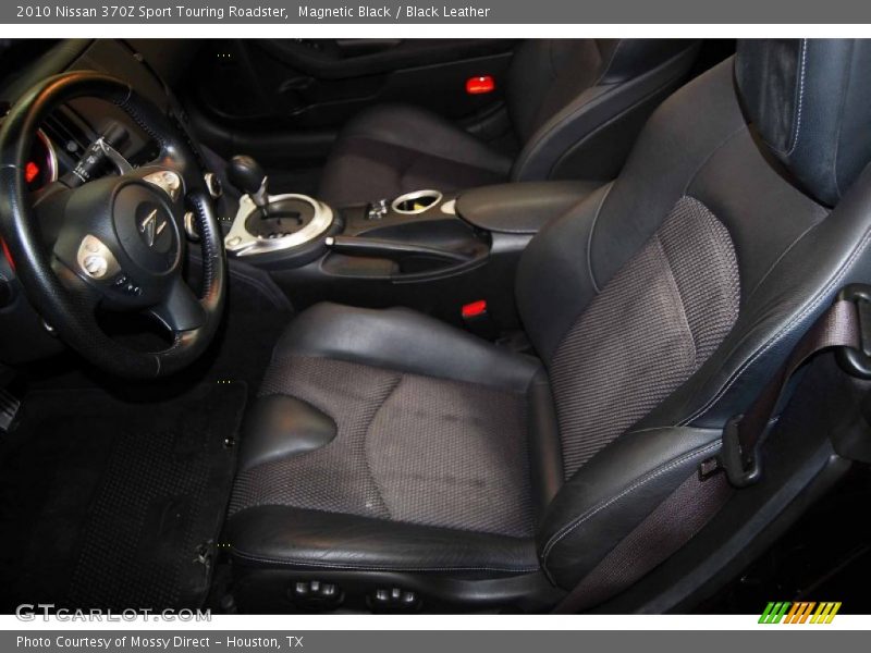 Magnetic Black / Black Leather 2010 Nissan 370Z Sport Touring Roadster