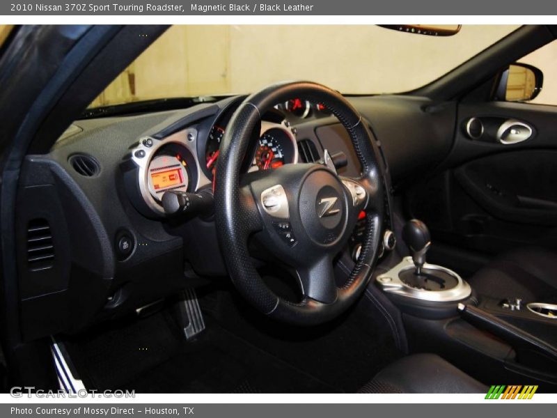 Magnetic Black / Black Leather 2010 Nissan 370Z Sport Touring Roadster