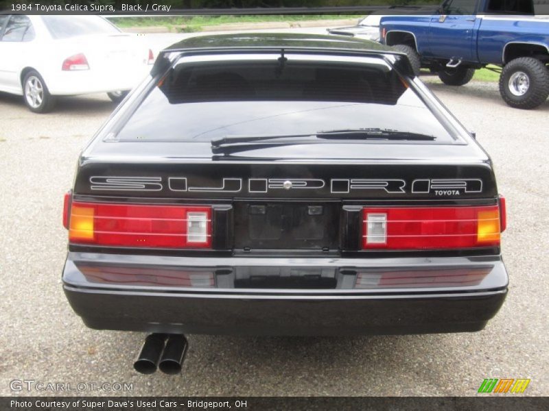 Black / Gray 1984 Toyota Celica Supra