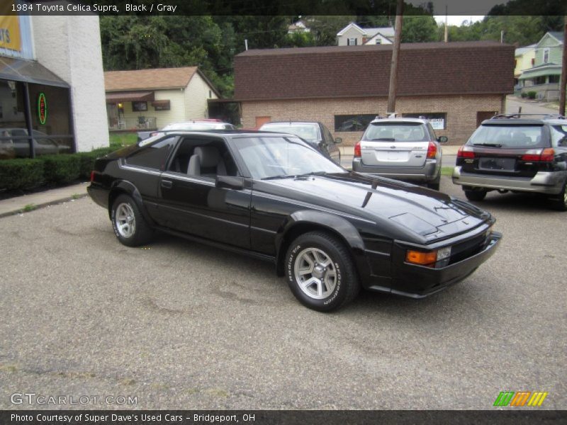 Black / Gray 1984 Toyota Celica Supra