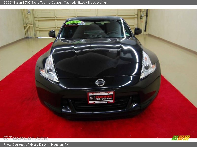 Magnetic Black / Black Leather 2009 Nissan 370Z Sport Touring Coupe
