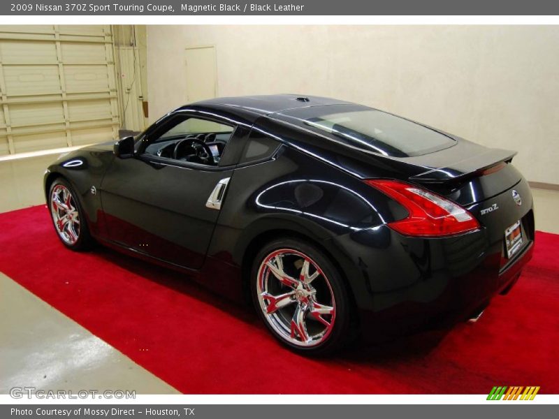 Magnetic Black / Black Leather 2009 Nissan 370Z Sport Touring Coupe