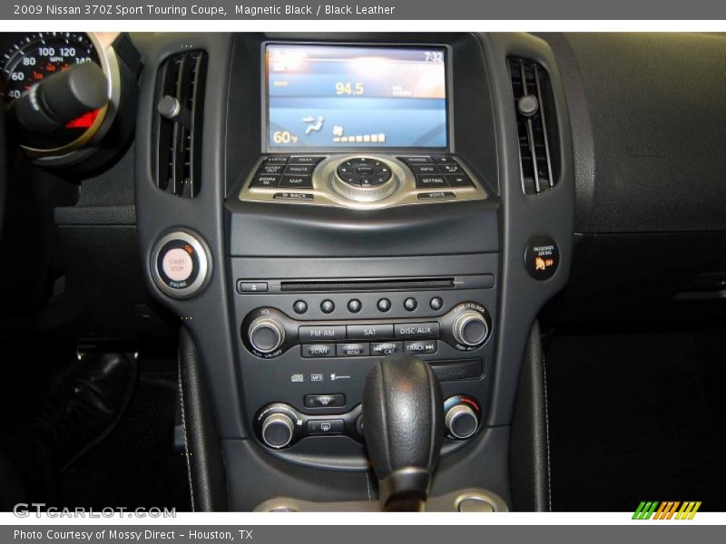 Controls of 2009 370Z Sport Touring Coupe