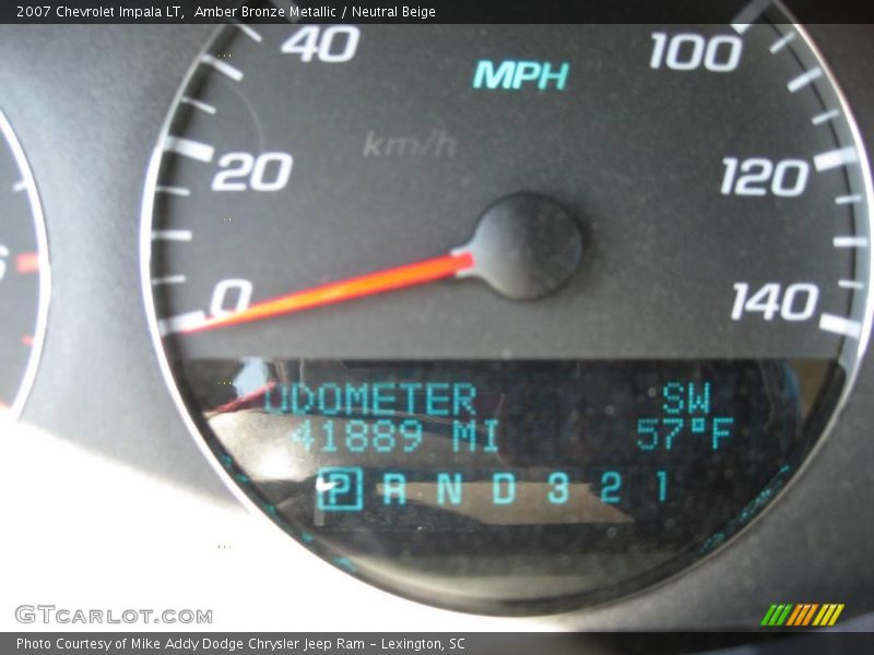 Amber Bronze Metallic / Neutral Beige 2007 Chevrolet Impala LT