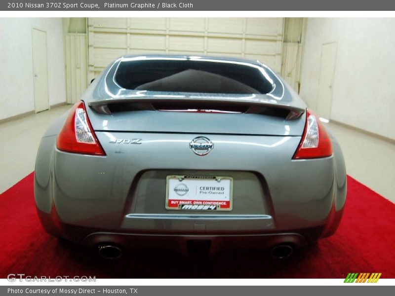 Platinum Graphite / Black Cloth 2010 Nissan 370Z Sport Coupe