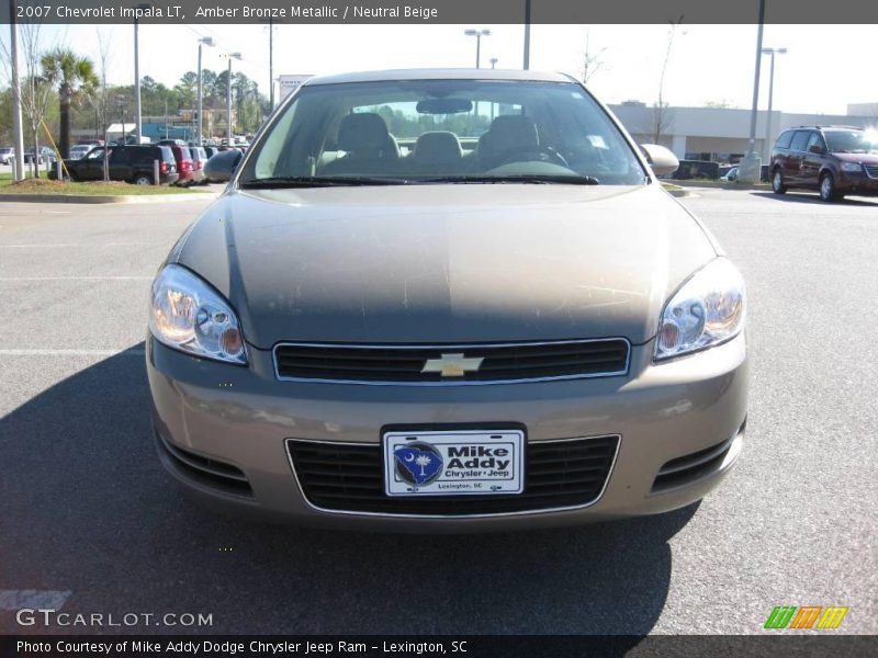 Amber Bronze Metallic / Neutral Beige 2007 Chevrolet Impala LT