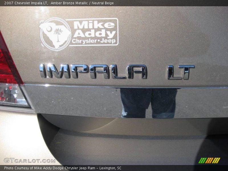 Amber Bronze Metallic / Neutral Beige 2007 Chevrolet Impala LT