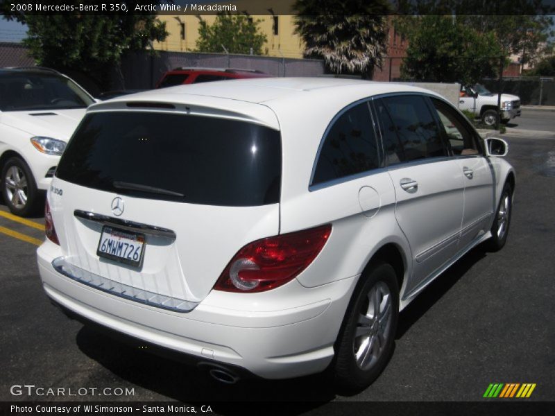 Arctic White / Macadamia 2008 Mercedes-Benz R 350