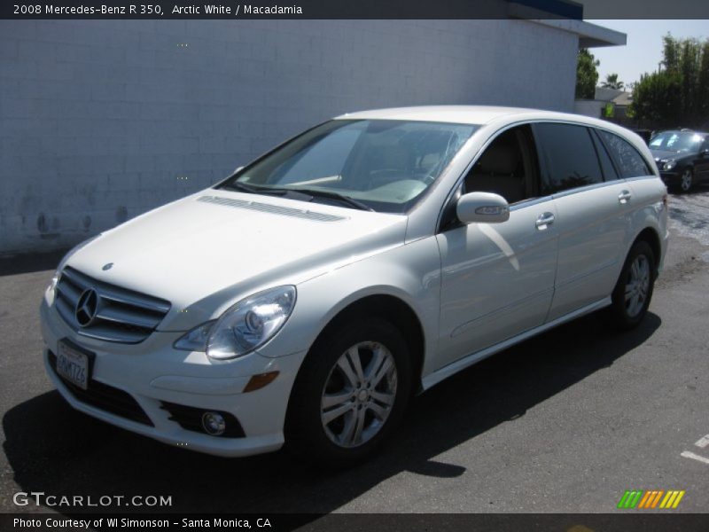 Arctic White / Macadamia 2008 Mercedes-Benz R 350