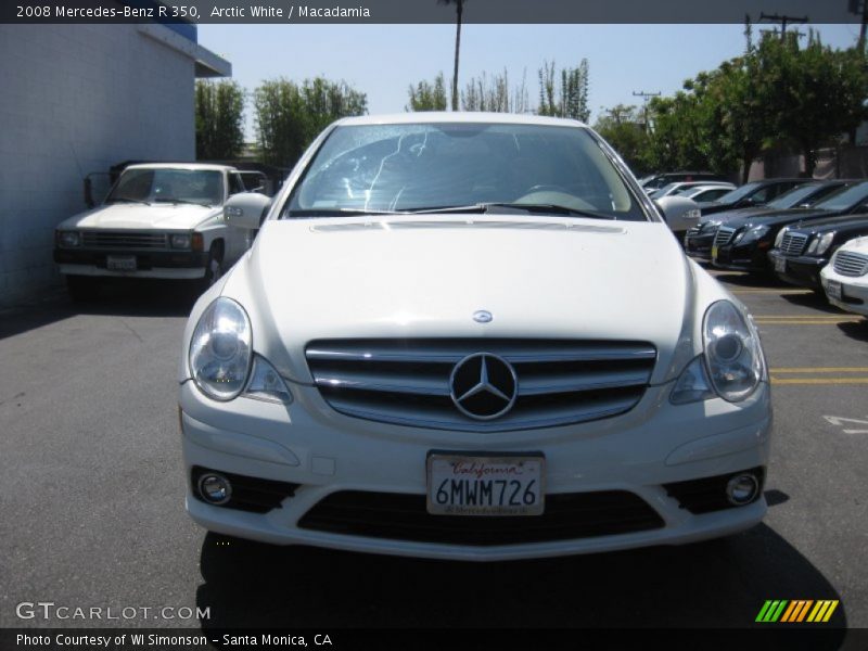 Arctic White / Macadamia 2008 Mercedes-Benz R 350