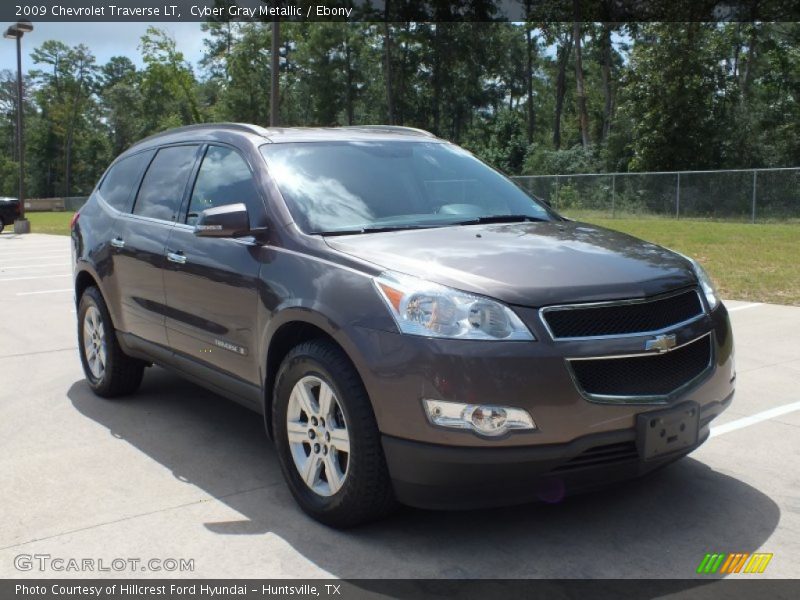 Cyber Gray Metallic / Ebony 2009 Chevrolet Traverse LT