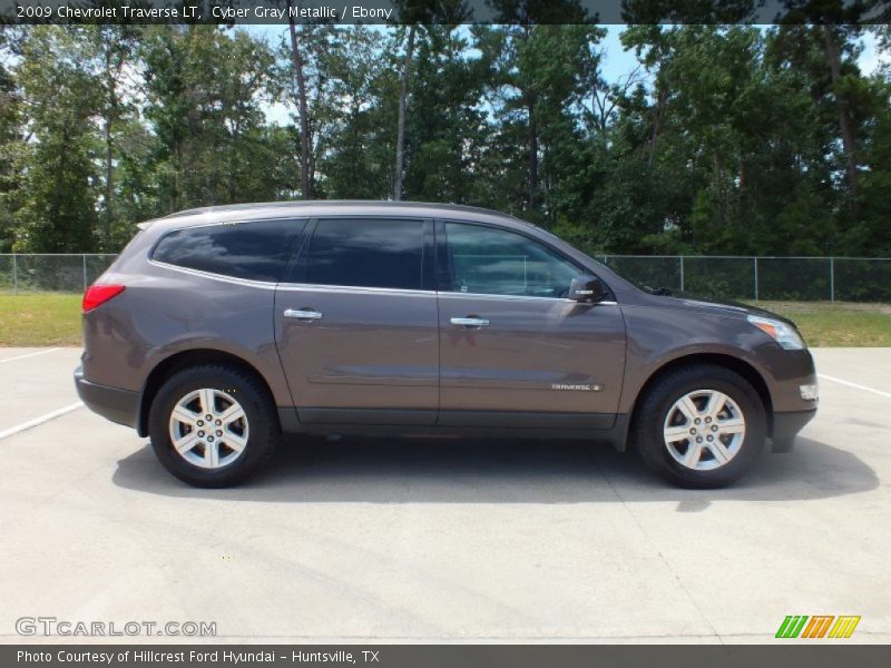 Cyber Gray Metallic / Ebony 2009 Chevrolet Traverse LT