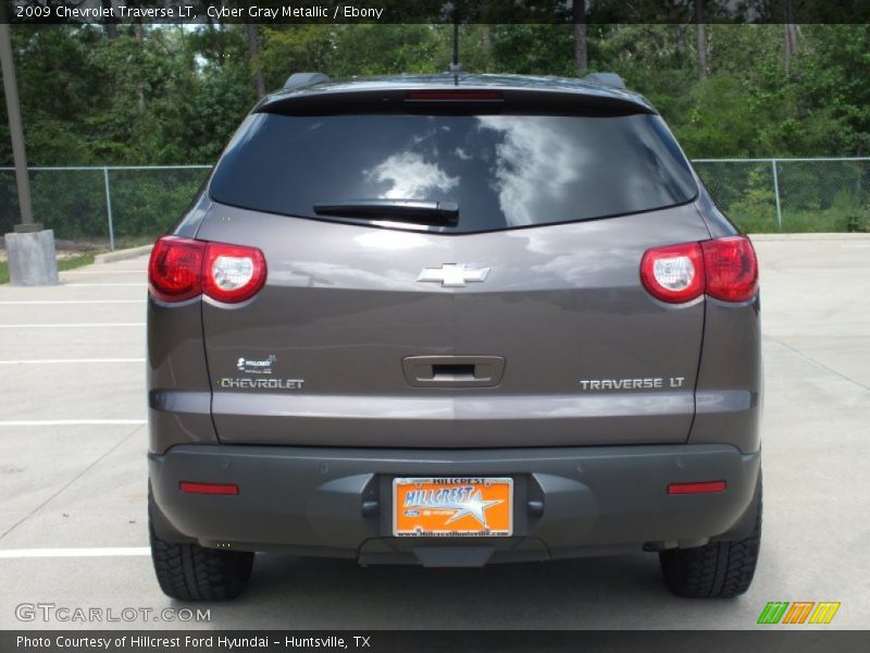 Cyber Gray Metallic / Ebony 2009 Chevrolet Traverse LT