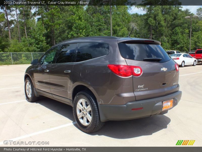 Cyber Gray Metallic / Ebony 2009 Chevrolet Traverse LT