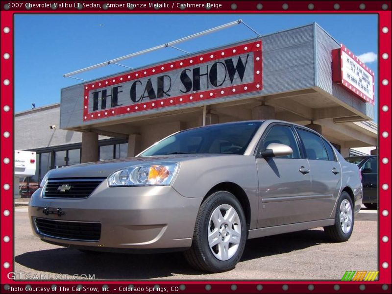 Amber Bronze Metallic / Cashmere Beige 2007 Chevrolet Malibu LT Sedan