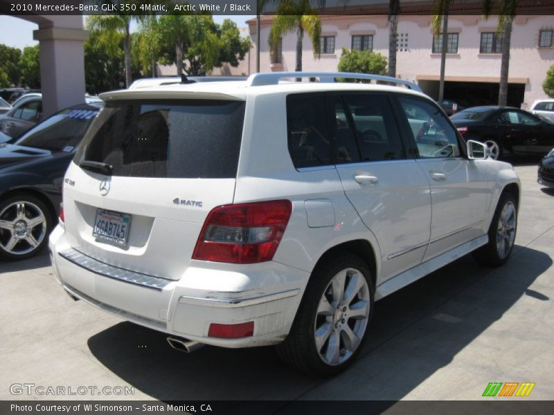 Arctic White / Black 2010 Mercedes-Benz GLK 350 4Matic