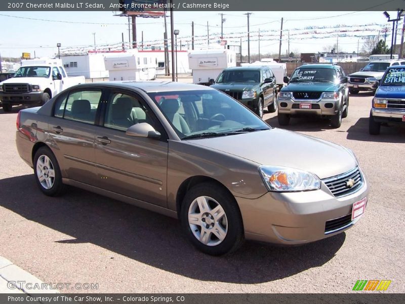 Amber Bronze Metallic / Cashmere Beige 2007 Chevrolet Malibu LT Sedan