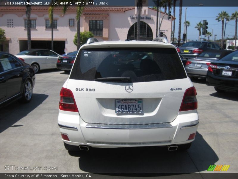 Arctic White / Black 2010 Mercedes-Benz GLK 350 4Matic