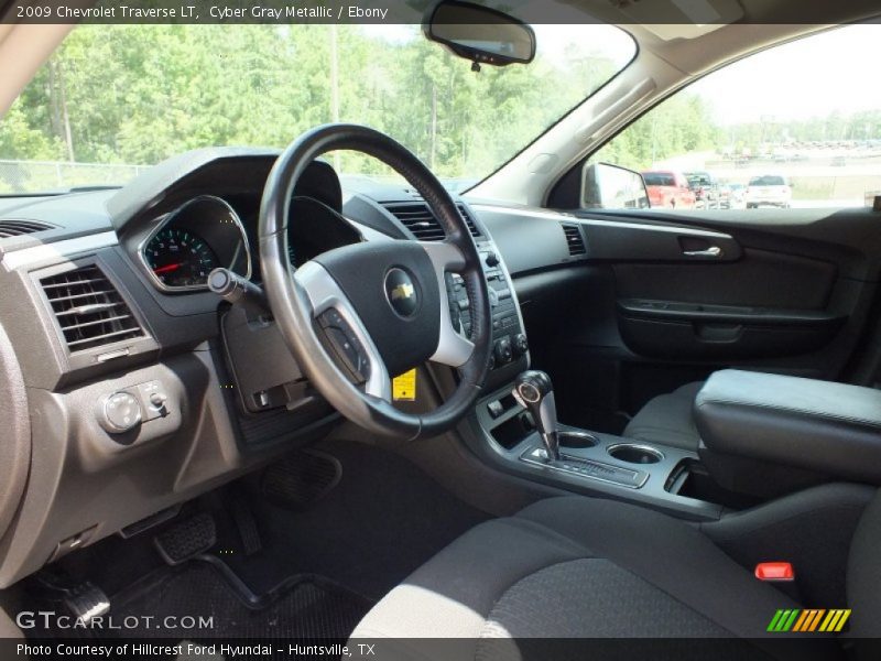 Cyber Gray Metallic / Ebony 2009 Chevrolet Traverse LT