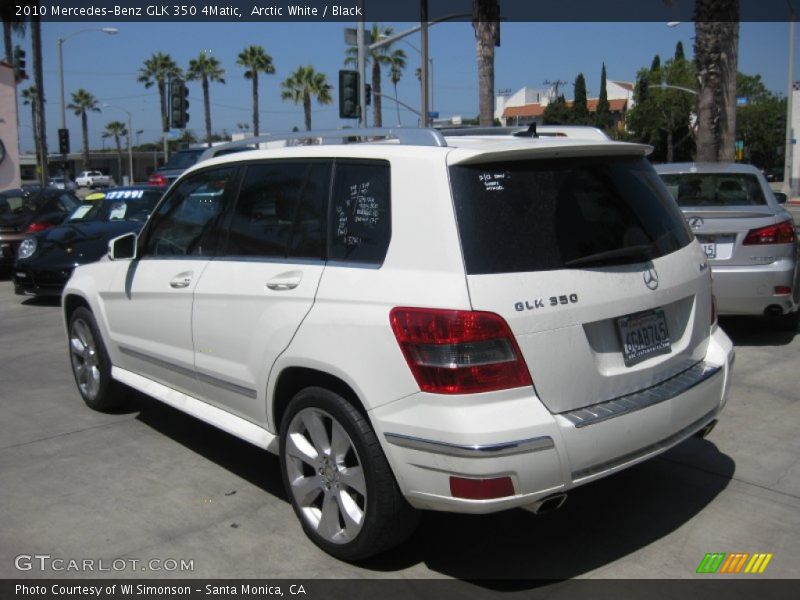 Arctic White / Black 2010 Mercedes-Benz GLK 350 4Matic