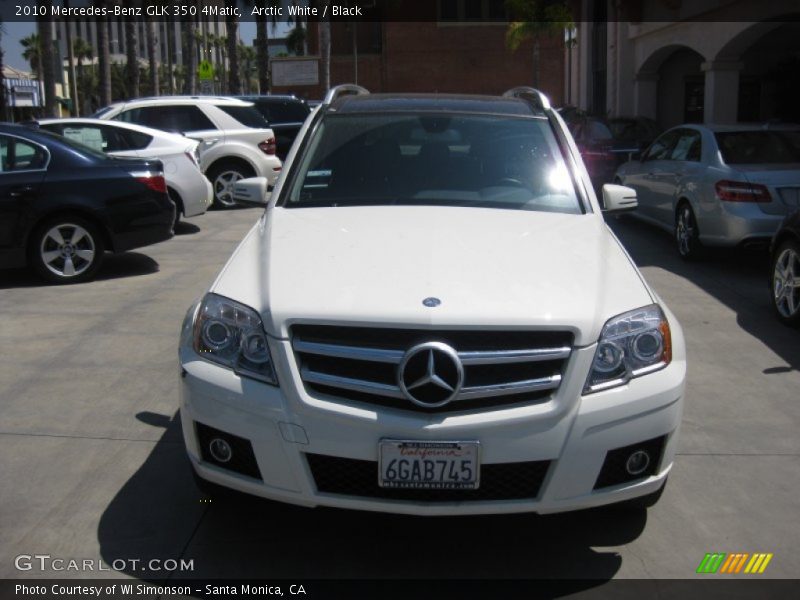Arctic White / Black 2010 Mercedes-Benz GLK 350 4Matic