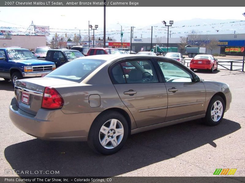 Amber Bronze Metallic / Cashmere Beige 2007 Chevrolet Malibu LT Sedan