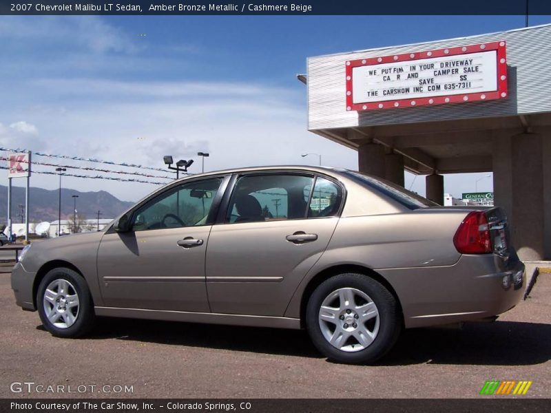 Amber Bronze Metallic / Cashmere Beige 2007 Chevrolet Malibu LT Sedan
