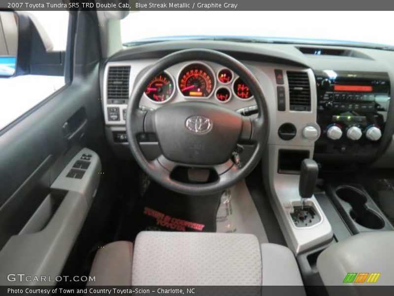 Blue Streak Metallic / Graphite Gray 2007 Toyota Tundra SR5 TRD Double Cab