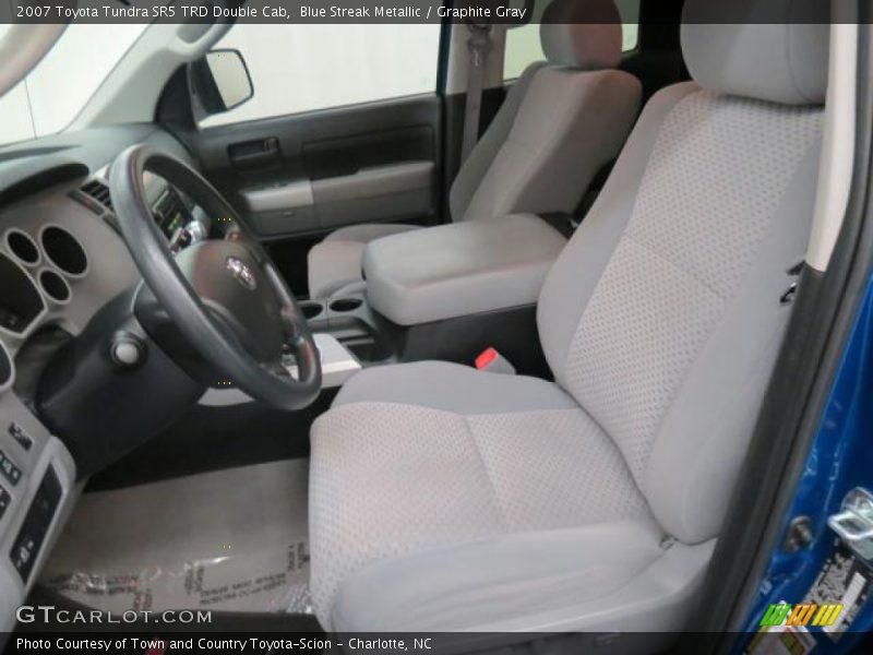 Blue Streak Metallic / Graphite Gray 2007 Toyota Tundra SR5 TRD Double Cab