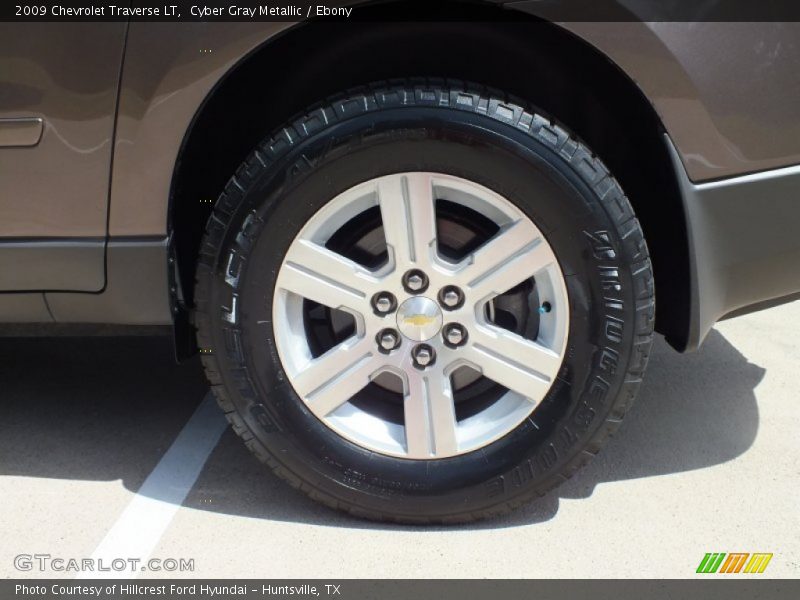 Cyber Gray Metallic / Ebony 2009 Chevrolet Traverse LT
