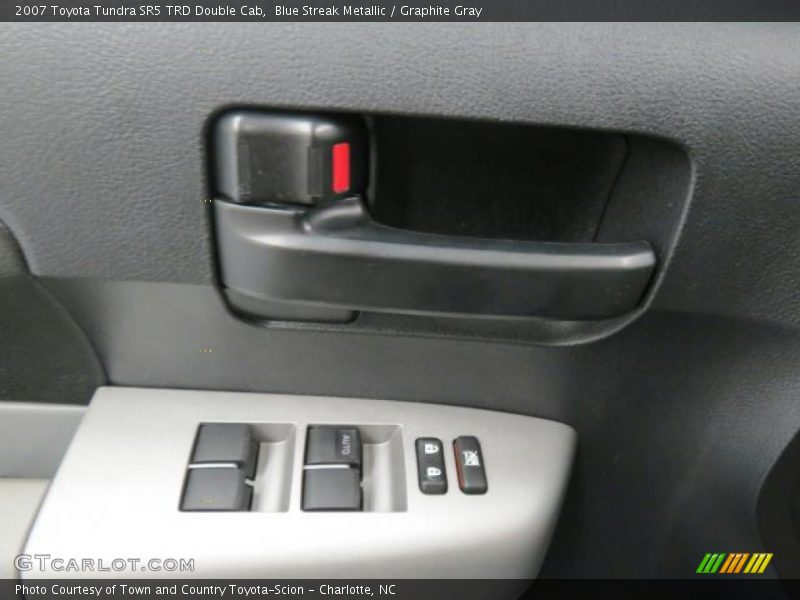 Blue Streak Metallic / Graphite Gray 2007 Toyota Tundra SR5 TRD Double Cab