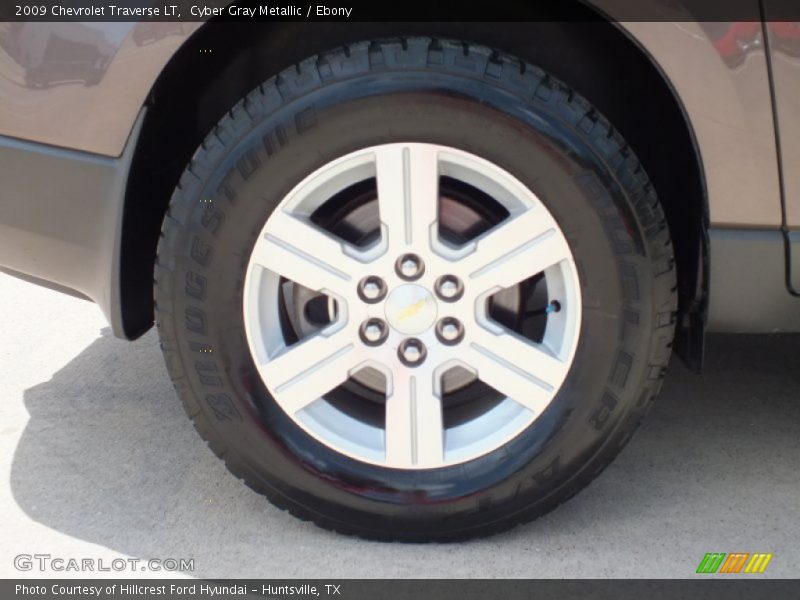 Cyber Gray Metallic / Ebony 2009 Chevrolet Traverse LT