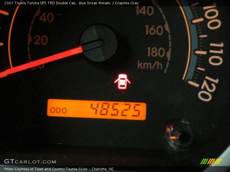 Blue Streak Metallic / Graphite Gray 2007 Toyota Tundra SR5 TRD Double Cab