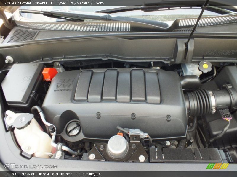 Cyber Gray Metallic / Ebony 2009 Chevrolet Traverse LT
