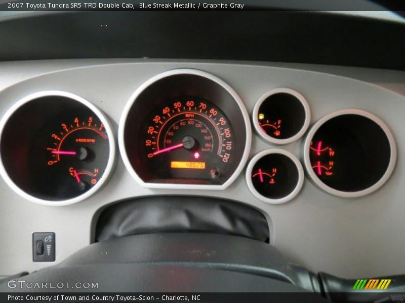 Blue Streak Metallic / Graphite Gray 2007 Toyota Tundra SR5 TRD Double Cab