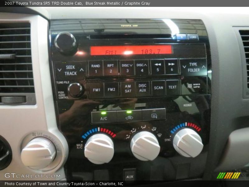 Blue Streak Metallic / Graphite Gray 2007 Toyota Tundra SR5 TRD Double Cab