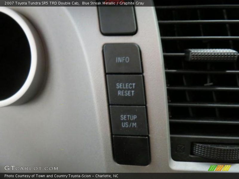 Blue Streak Metallic / Graphite Gray 2007 Toyota Tundra SR5 TRD Double Cab