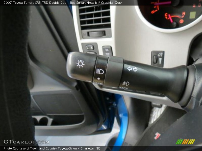 Blue Streak Metallic / Graphite Gray 2007 Toyota Tundra SR5 TRD Double Cab