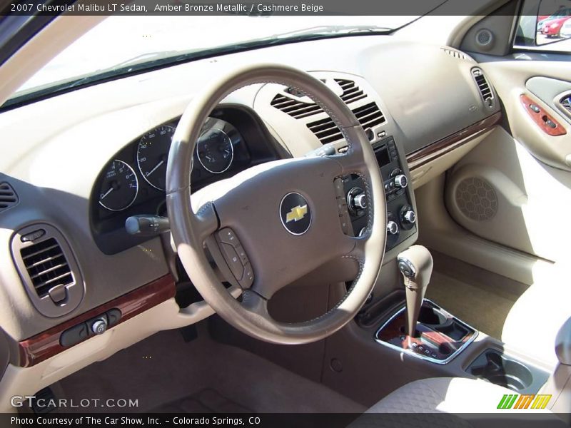 Amber Bronze Metallic / Cashmere Beige 2007 Chevrolet Malibu LT Sedan