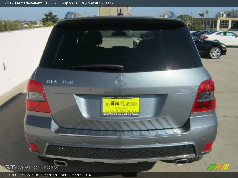 Sapphire Grey Metallic / Black 2012 Mercedes-Benz GLK 350