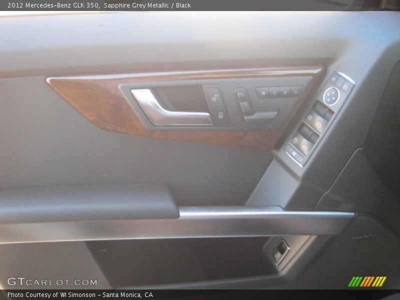 Sapphire Grey Metallic / Black 2012 Mercedes-Benz GLK 350