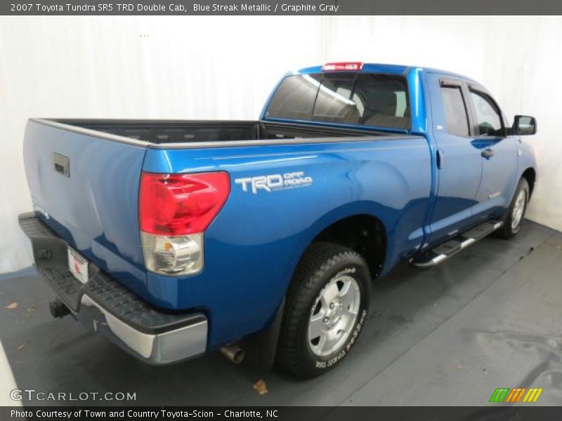 Blue Streak Metallic / Graphite Gray 2007 Toyota Tundra SR5 TRD Double Cab