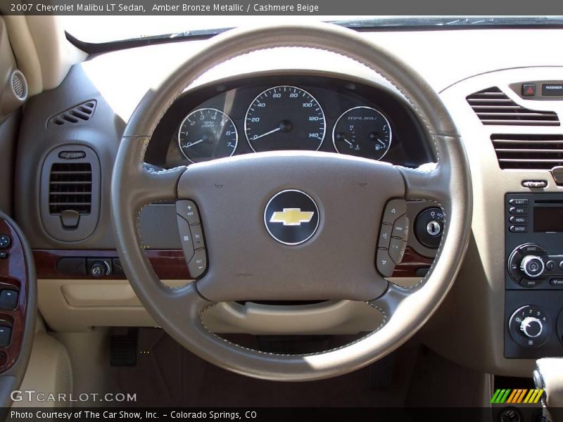 Amber Bronze Metallic / Cashmere Beige 2007 Chevrolet Malibu LT Sedan