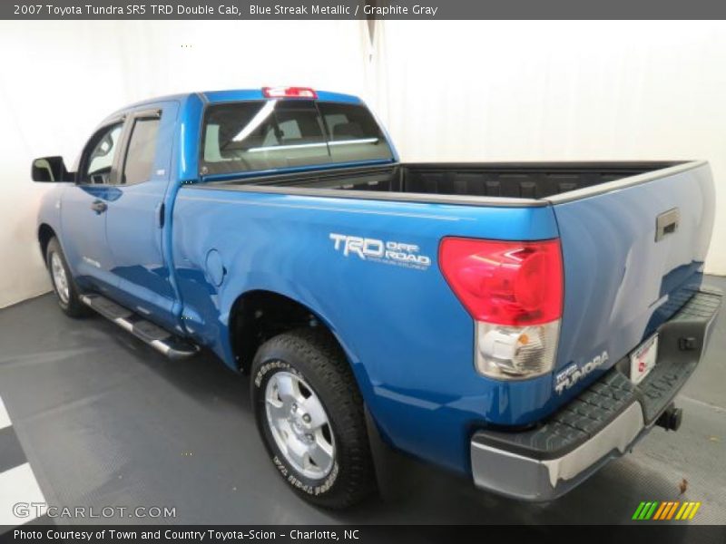 Blue Streak Metallic / Graphite Gray 2007 Toyota Tundra SR5 TRD Double Cab
