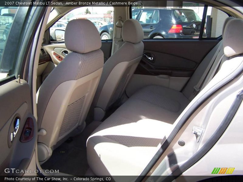Amber Bronze Metallic / Cashmere Beige 2007 Chevrolet Malibu LT Sedan