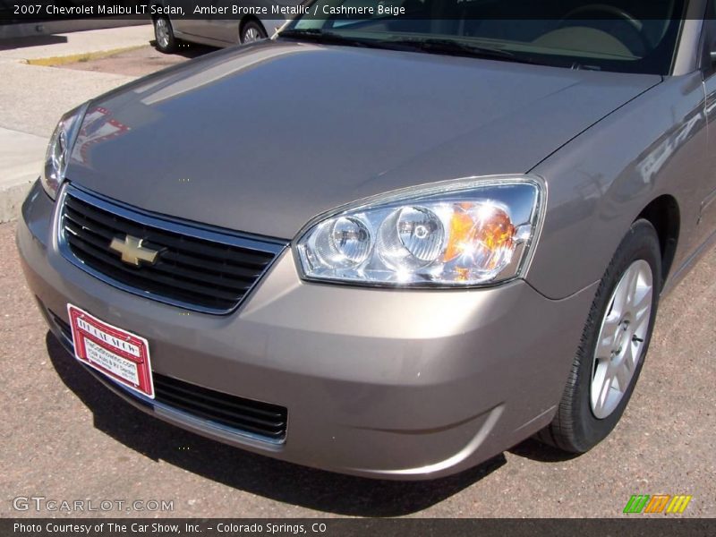 Amber Bronze Metallic / Cashmere Beige 2007 Chevrolet Malibu LT Sedan