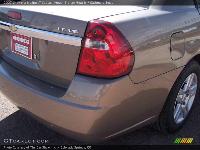 Amber Bronze Metallic / Cashmere Beige 2007 Chevrolet Malibu LT Sedan