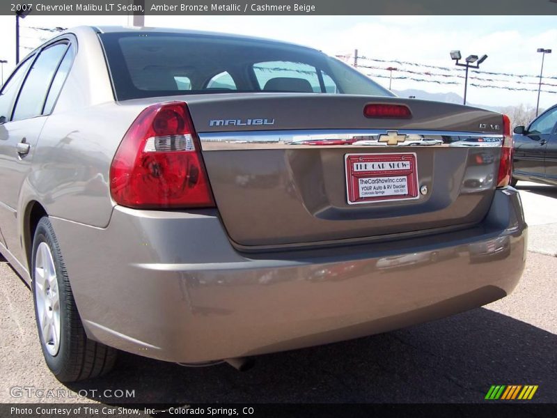 Amber Bronze Metallic / Cashmere Beige 2007 Chevrolet Malibu LT Sedan